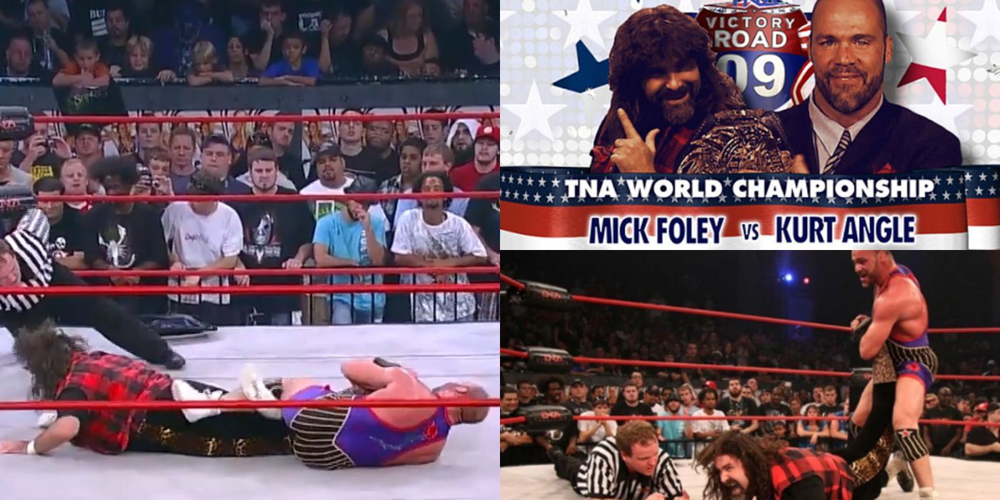 Kurt Angle vs Mick Foley TNA