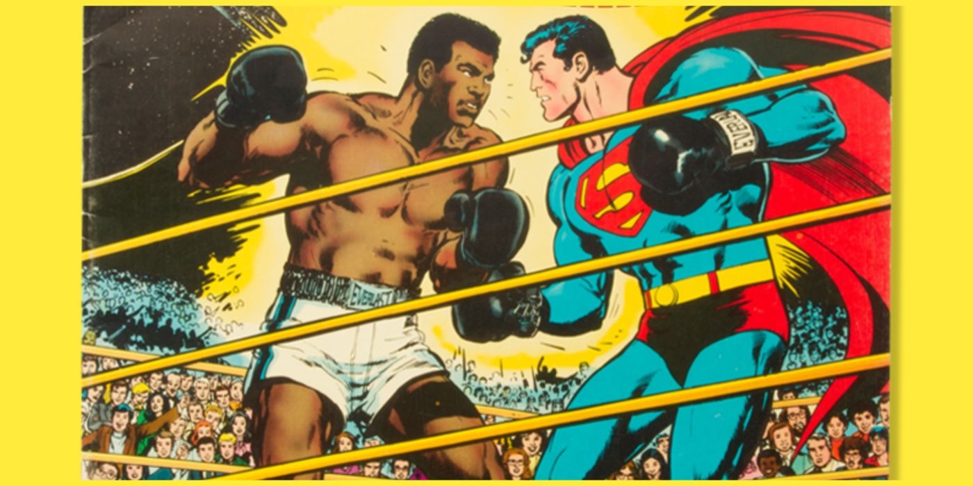 Sourced - FAVPNG. Superman Vs Muhammad Ali Comic Book 
