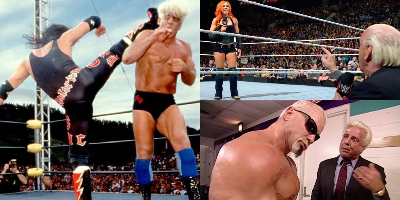 Ric Flair, Syxx, Scott Steiner, Becky Lynch