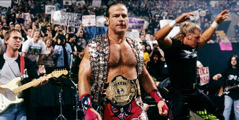 HWC Trading Stampa Incorniciata Con Autografo Stampato Di Shawn Michaels - Cimelio WWF/WWE Wrestling, Idea Regalo