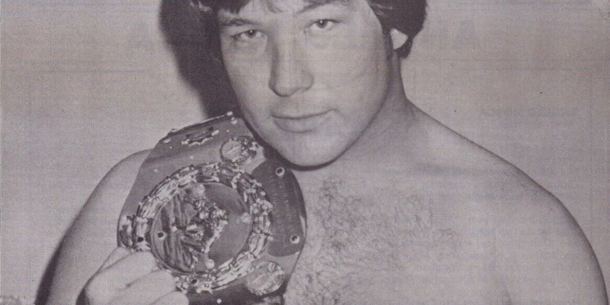 Ted DiBiase with the WWF North American Championship