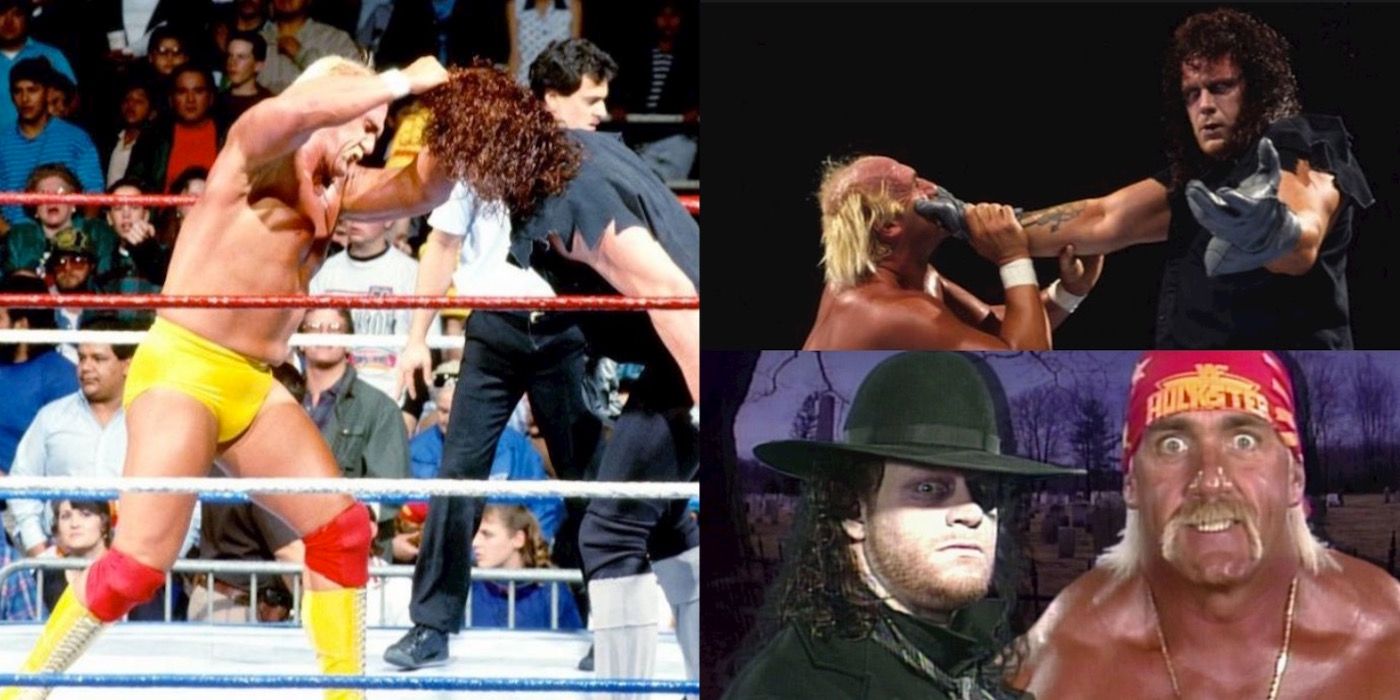 The Hulk Hogan vs. Undertaker rivalry wwe