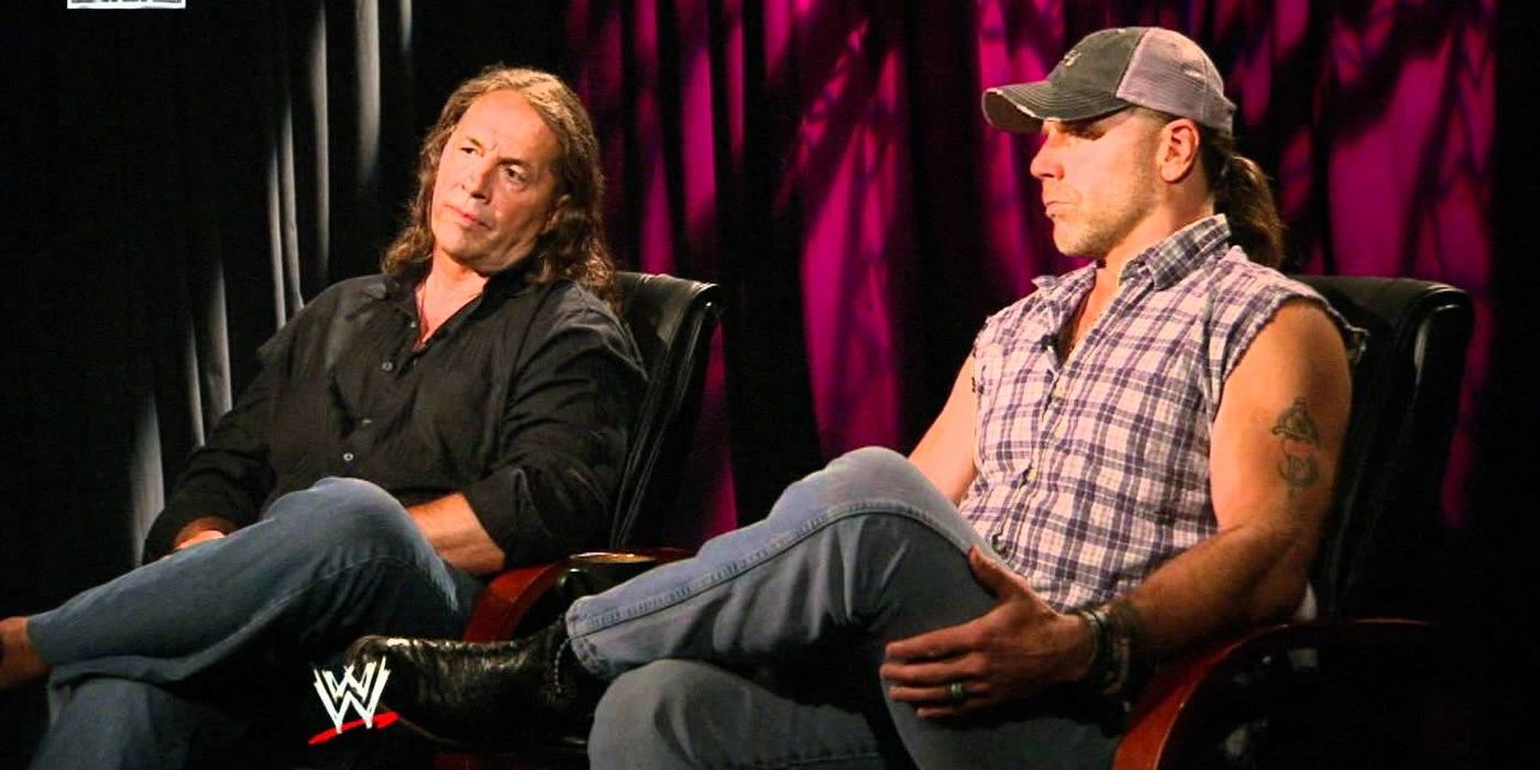 Bret Hart And Shawn Michaels Cropped