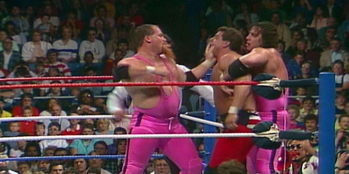 British-Bulldogs-vs-The-Hart-Foundation-Saturday-Night's-Main-Event