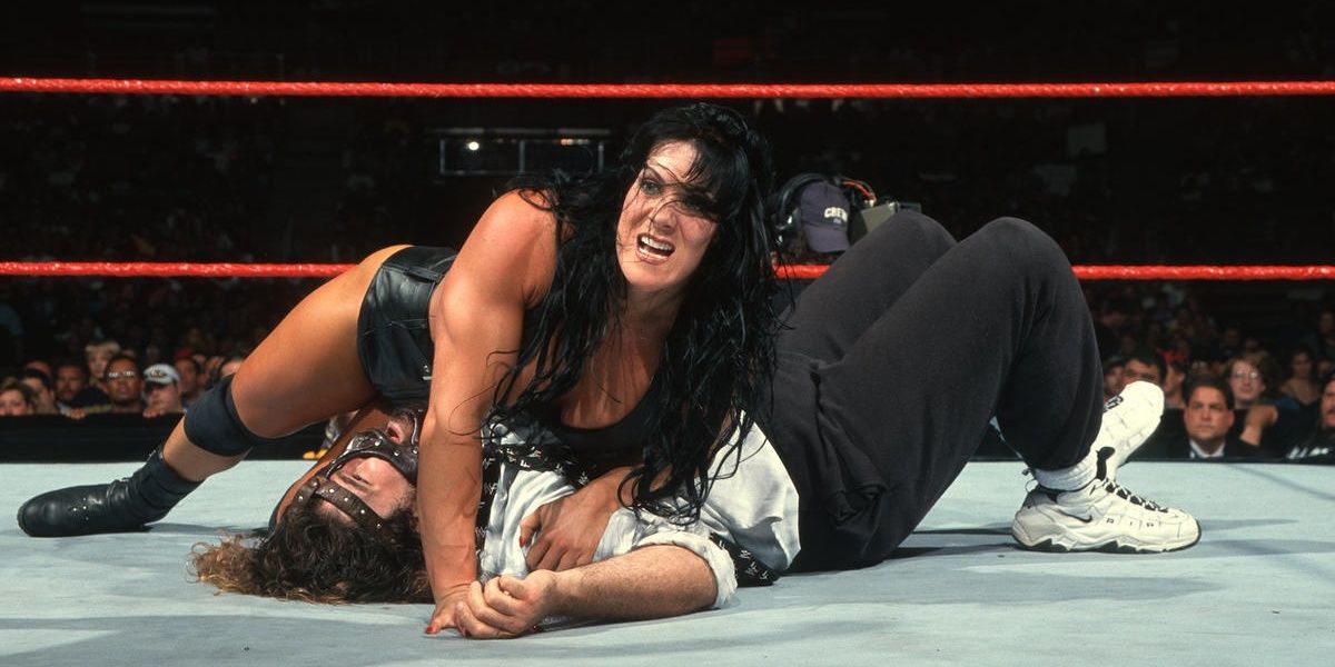 Chyna against Mankind Raw August 16, 1999 Cramed