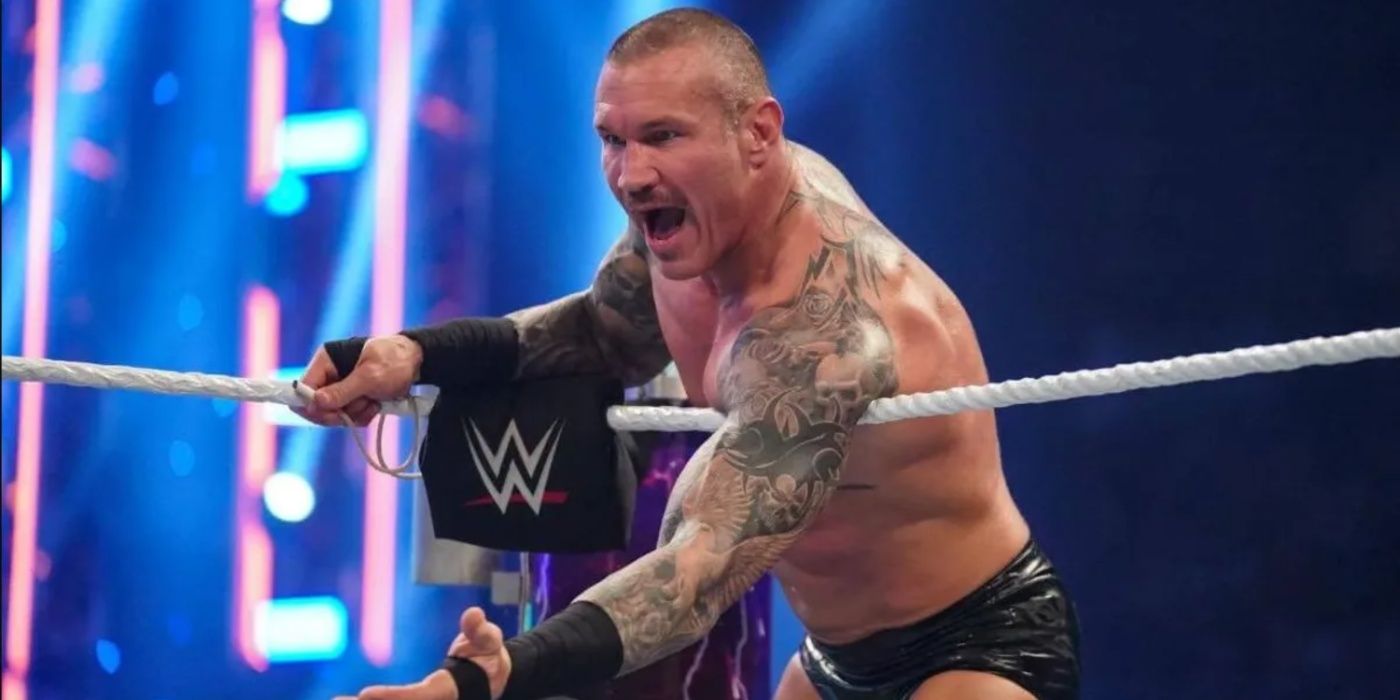 randy orton reaching for the tag