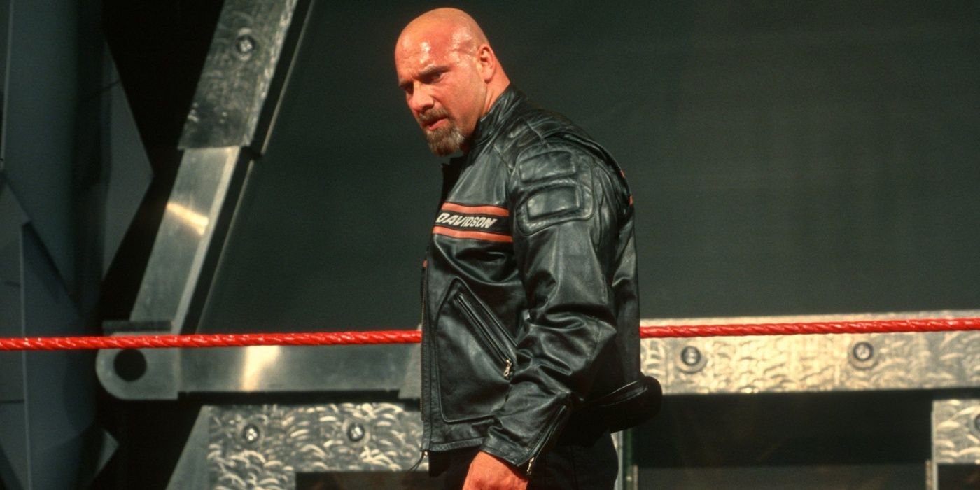 goldberg in the ring on raw