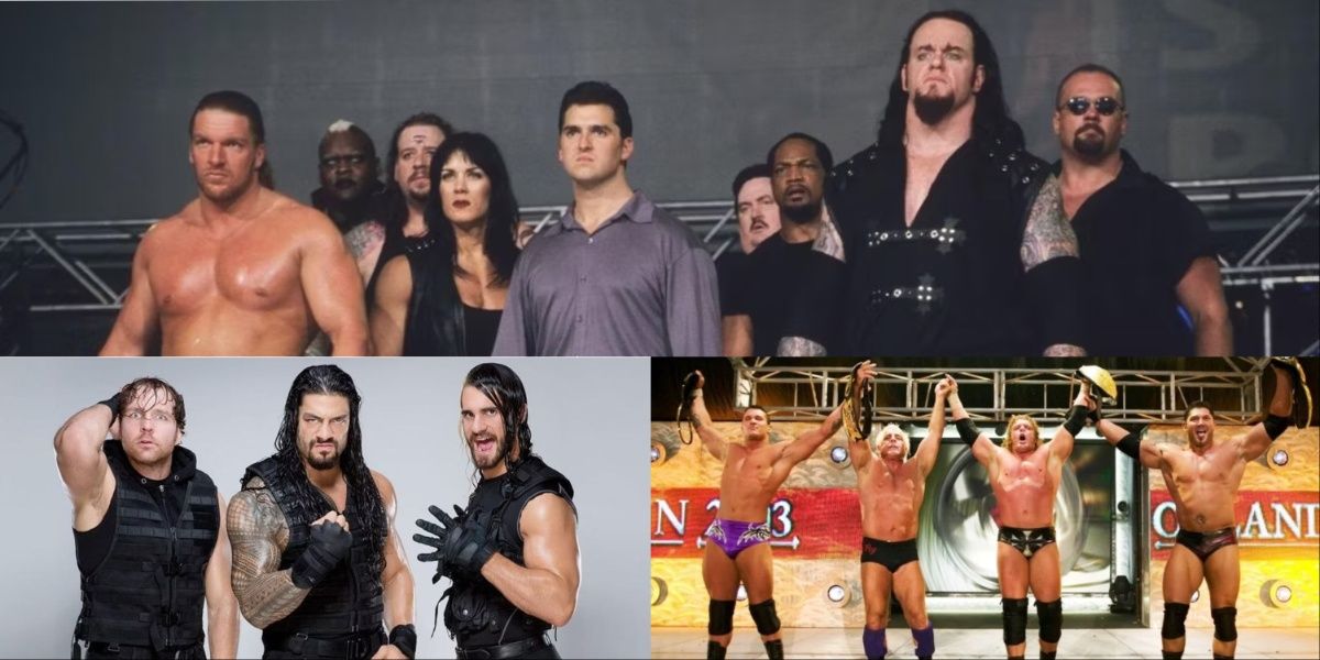 5 Biggest Factions In WWE History (& 5 With The Fewest Members) Featured Image