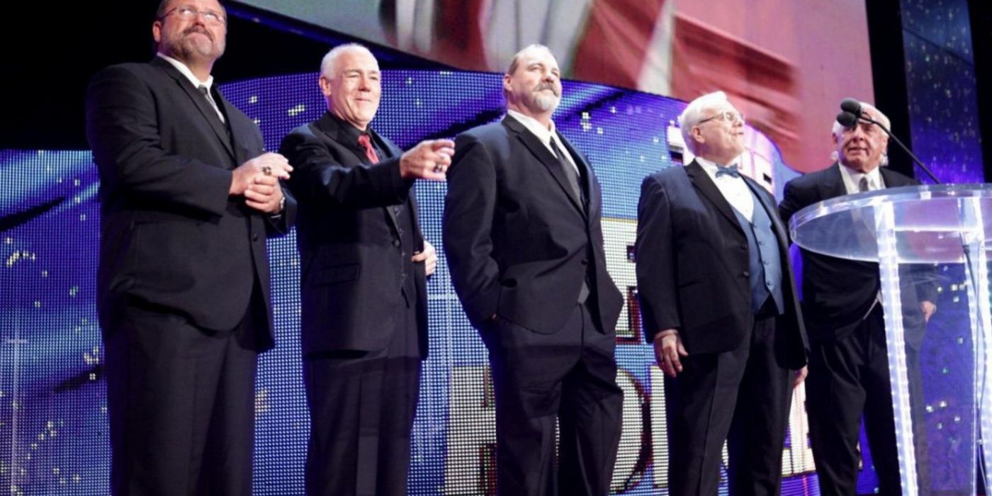 Four Horsemen in WWE Hall of Fame.