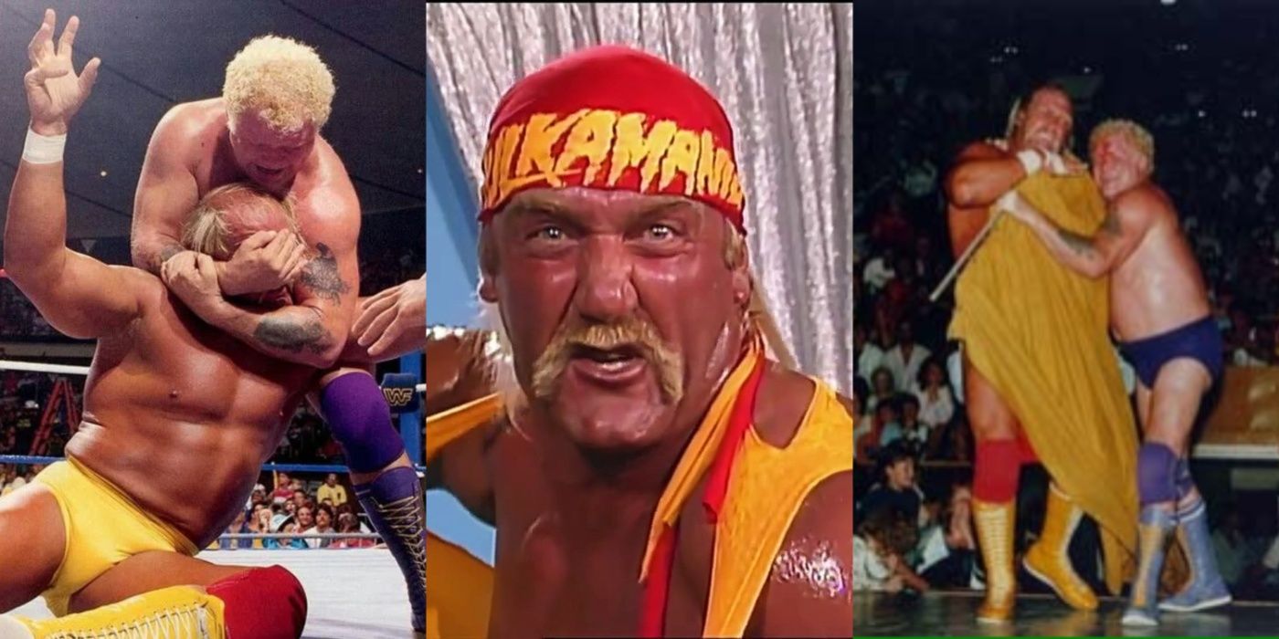 hulk hogan and harley race's picture collage