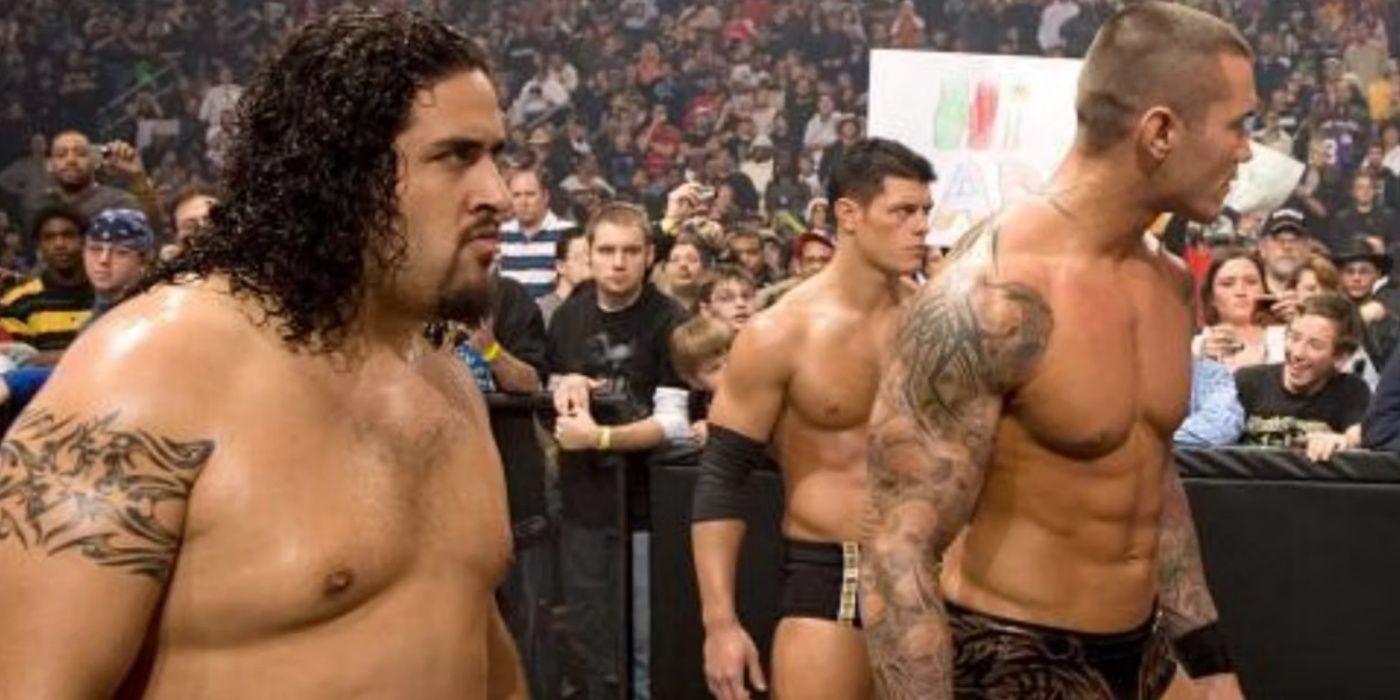 Manu with Legacy in WWE.