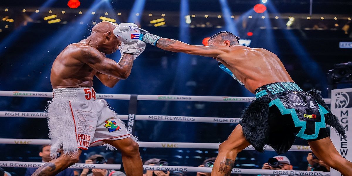 Mario Barrios defeated Yordenis Ugas by unanimous decision.