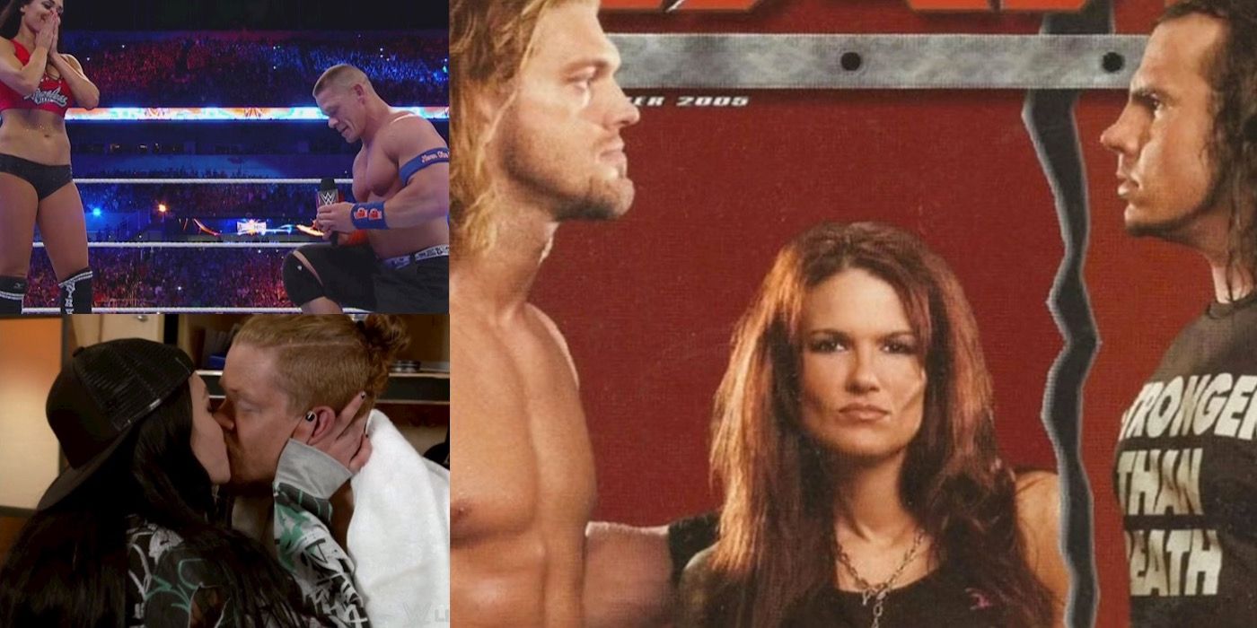 Cringeworthy Moments Featuring Real-Life Wrestling Couples In Storylines