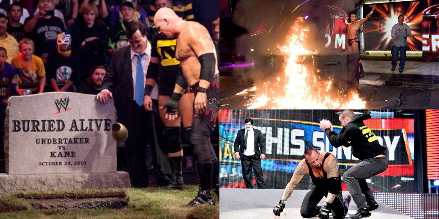 When The Undertaker Was Accidentally Set On Fire But Continued To