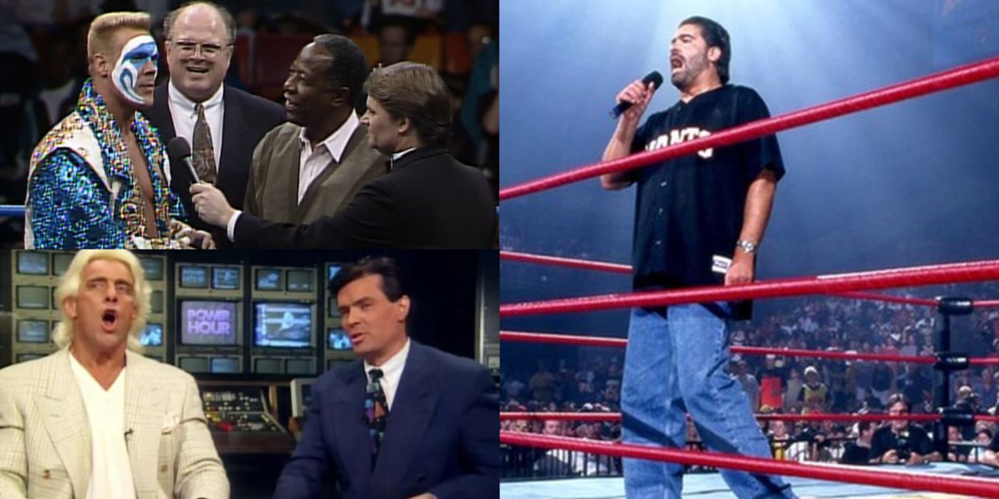 Vince Russo, Eric Bischoff, Ric Flair, Bill Watts