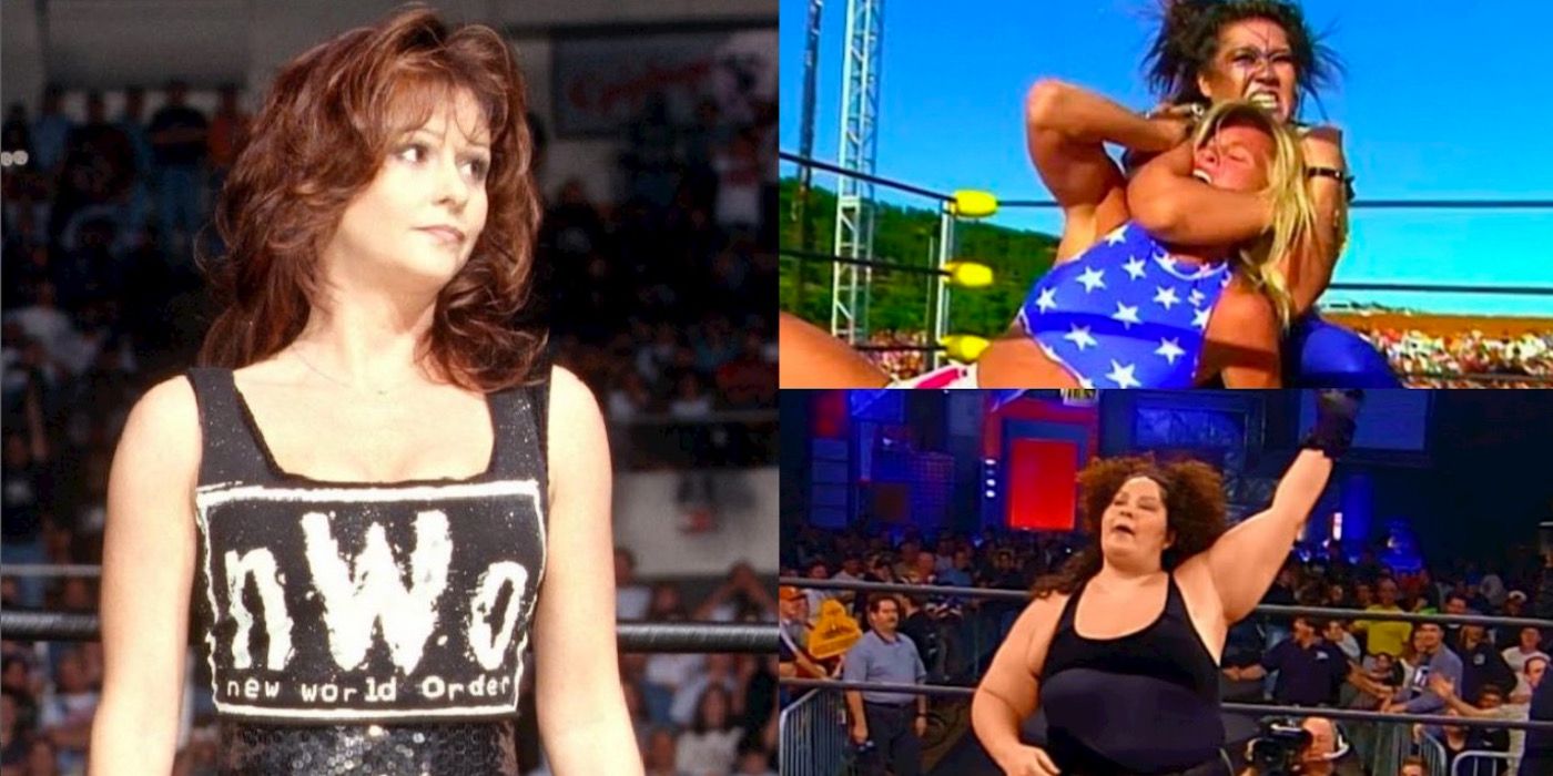 Women of WCW: Elizabeth, Bull Nakano, Madusa, and Rhonda Sing