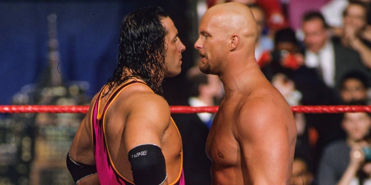 Bret Hart against Stone Cold Survivor Series 1996 Crated-1