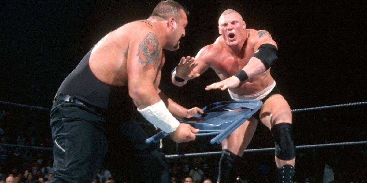 Brock Lesnar v Big Show Survivor Series 2002 Cropped-1