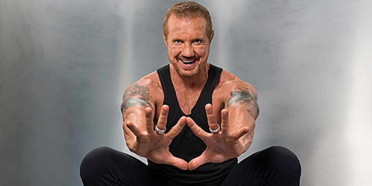 DDP doing his signature hand sign