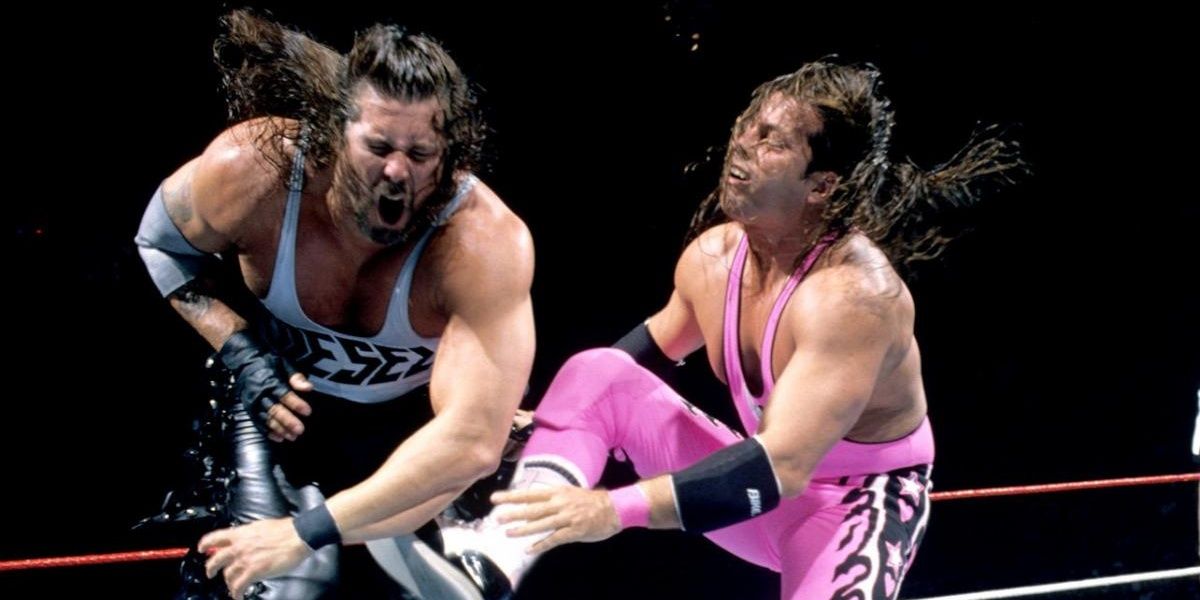 Diesel against Bret Hart Survivor Series 1995 Cropped