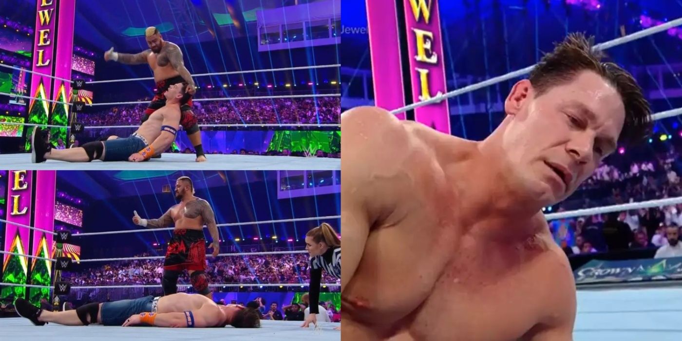 John Cena Destroyed By Solo Sikoa At WWE Crown Jewel, Losing Streak Continues