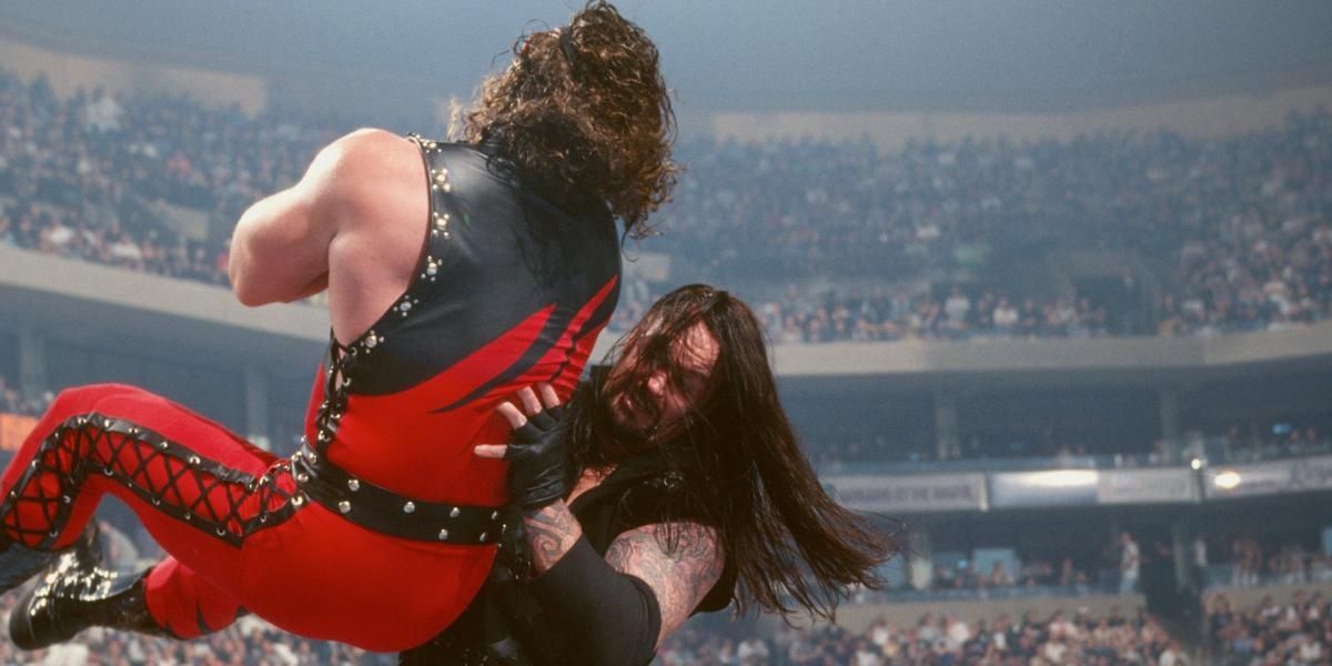 Kane v Undertaker WrestleMania 14 Cropped