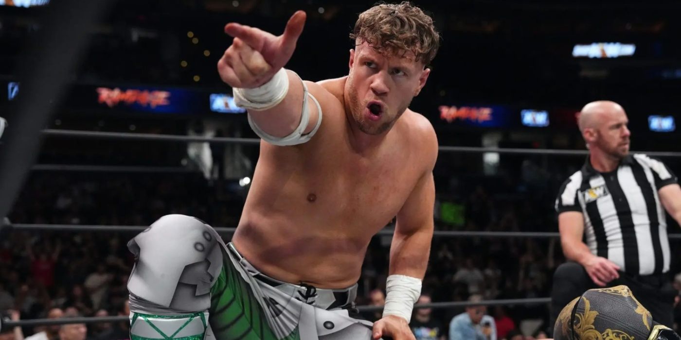 will ospreay pointing a finger gun