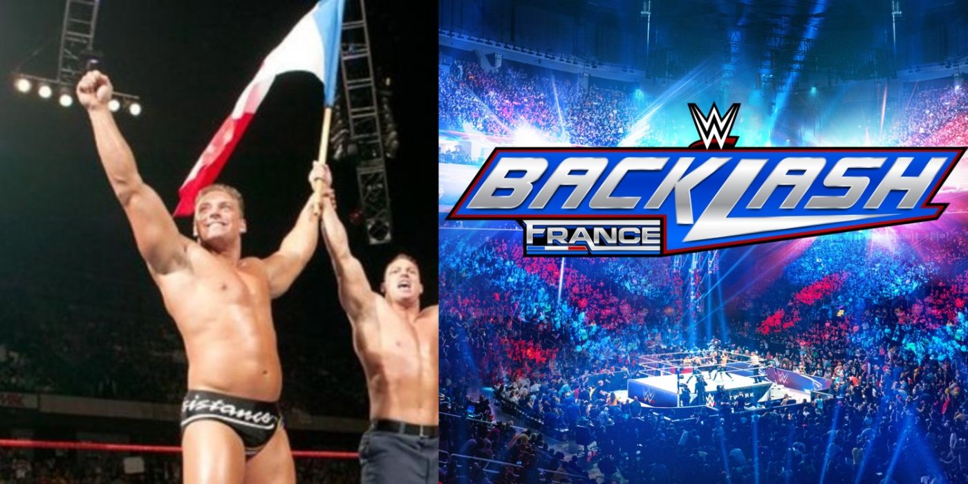 la resitance waving a french flag, and the backlash france logo