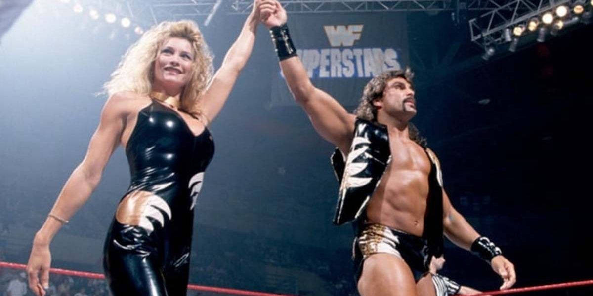 Sable with Marc Mero in the ring Cropped