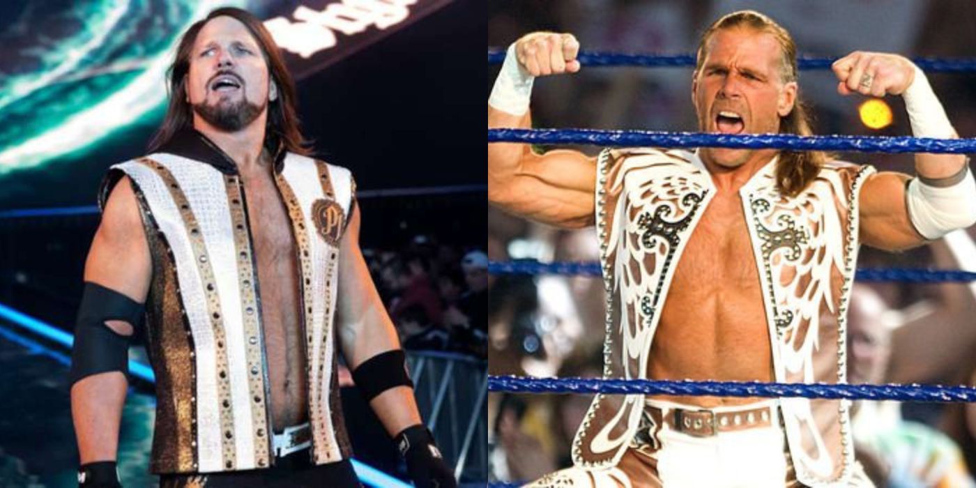 AJ Styles and Shawn Michaels WWE