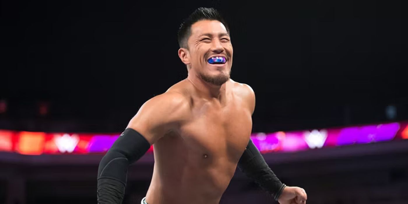 Akira Tozawa in the WWE.