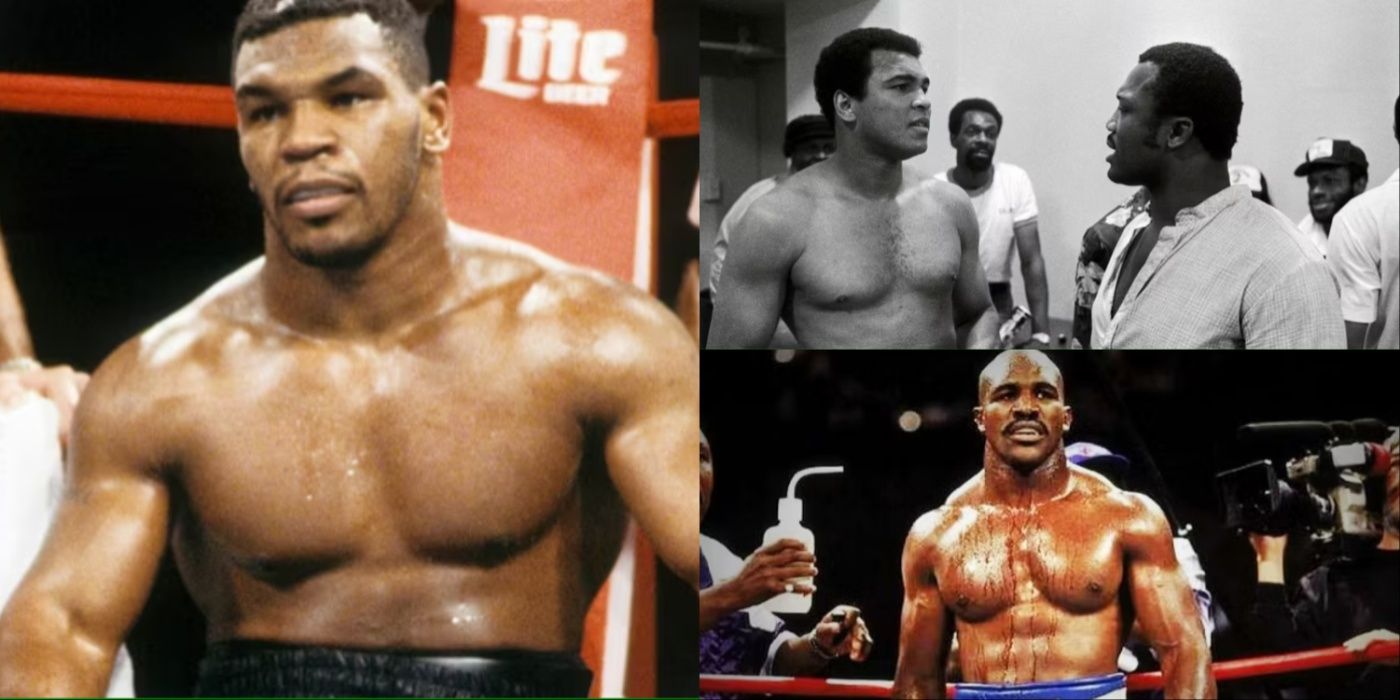 Best Americans Boxers Evander Holyfield, Mike Tyson, Muhammad Ali