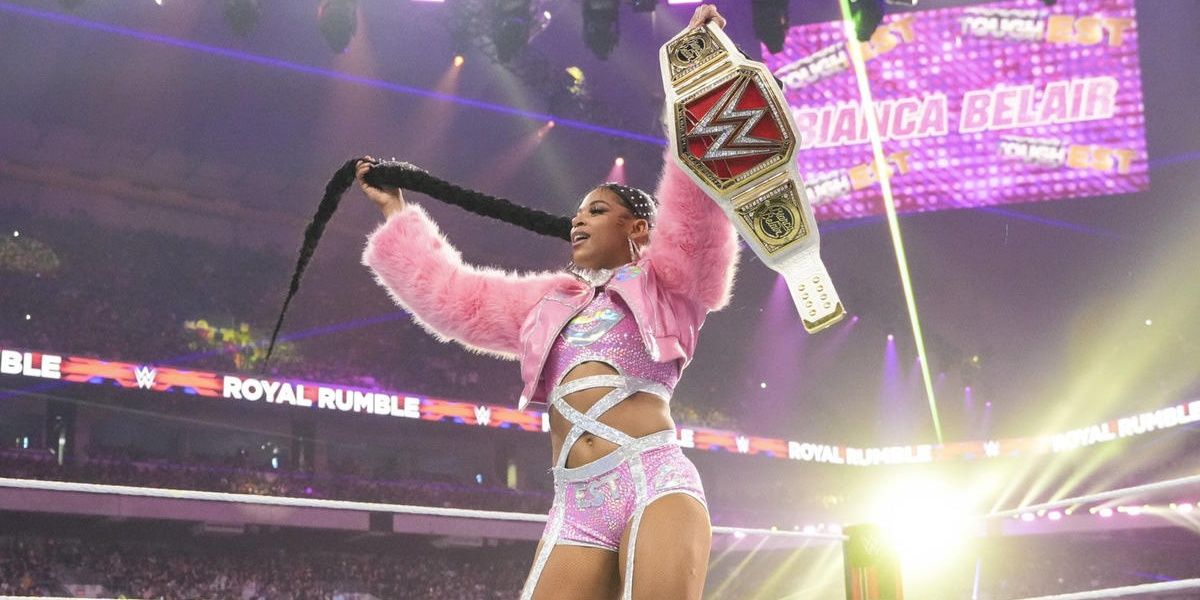 Bianca Belair Raw Women's Champion Royal Rumble 2023 Cropped