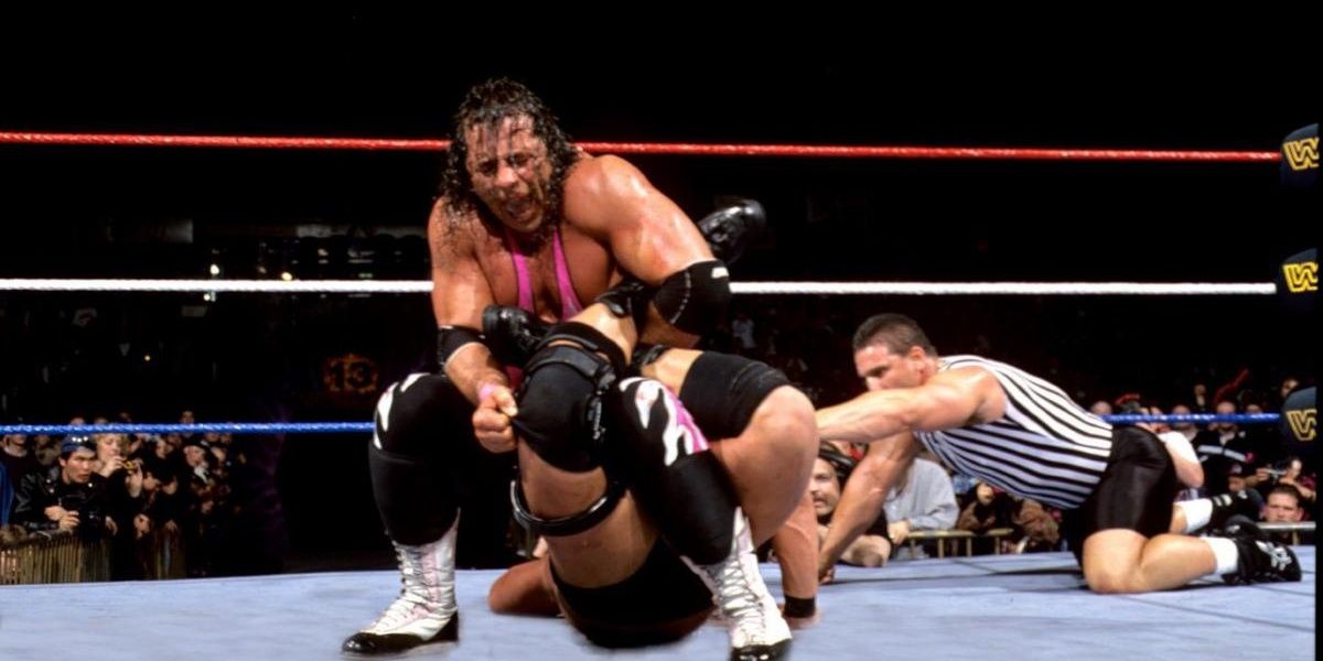 Bret Hart vs Stone Cold WrestleMania 13, clipped