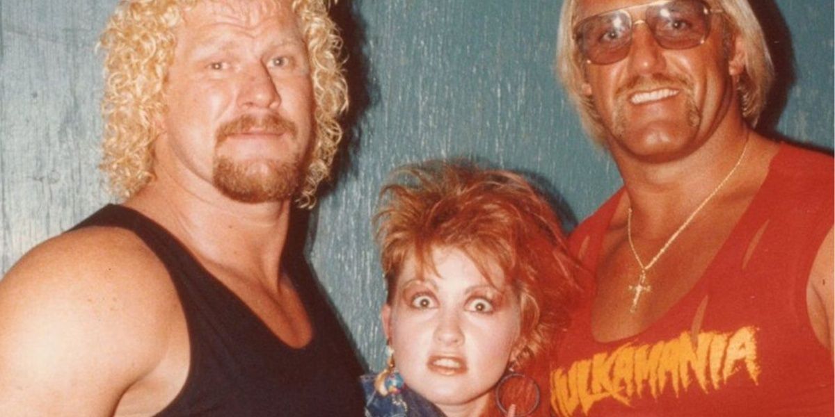 David Schultz Hulk Hogan Cyndi Lauper