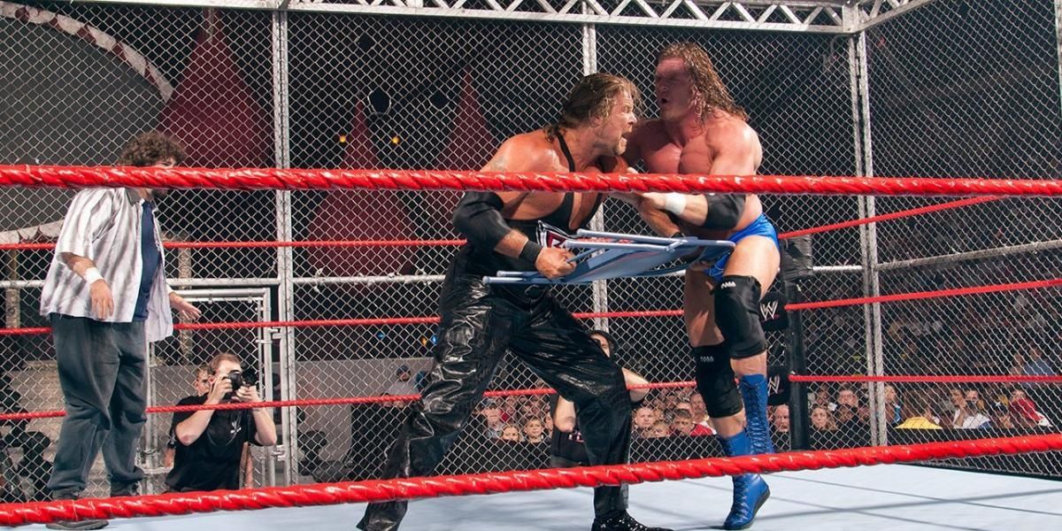 Kevin Nash v Triple H Bad Blood 2003 Cropped