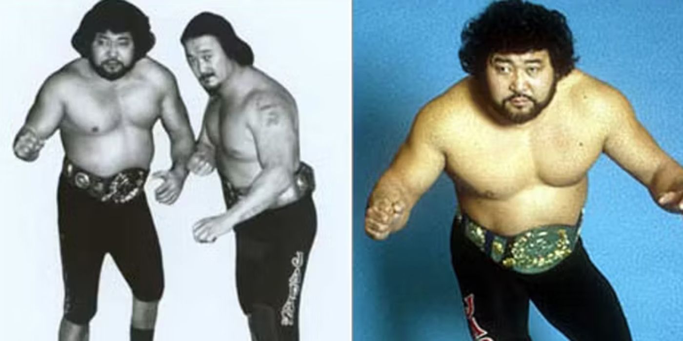 Masa Saito and Mr Fuji in WWE.