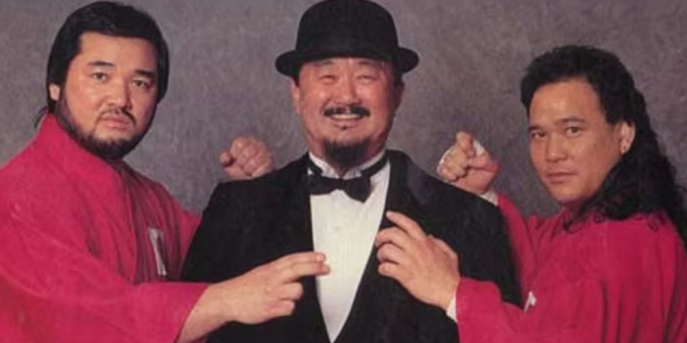 Orient Express and Mr Fuji in WWE.
