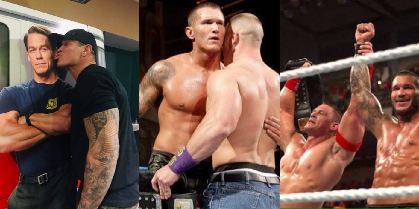 John Cena & Randy Orton WWE Wrestling Card - 2025 Topps NOW BackLash #52 - Limited Print Run 1744 - NM-MT Condition