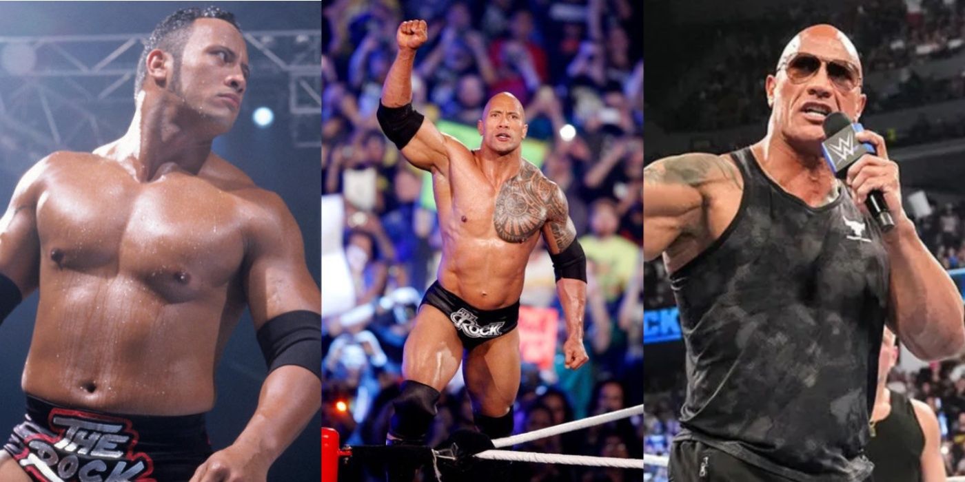 wwe-the-rock-collage