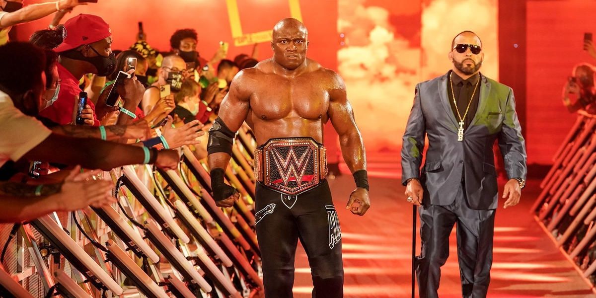 Bobby Lashley WWE Champion SummerSlam 2021 Cropped