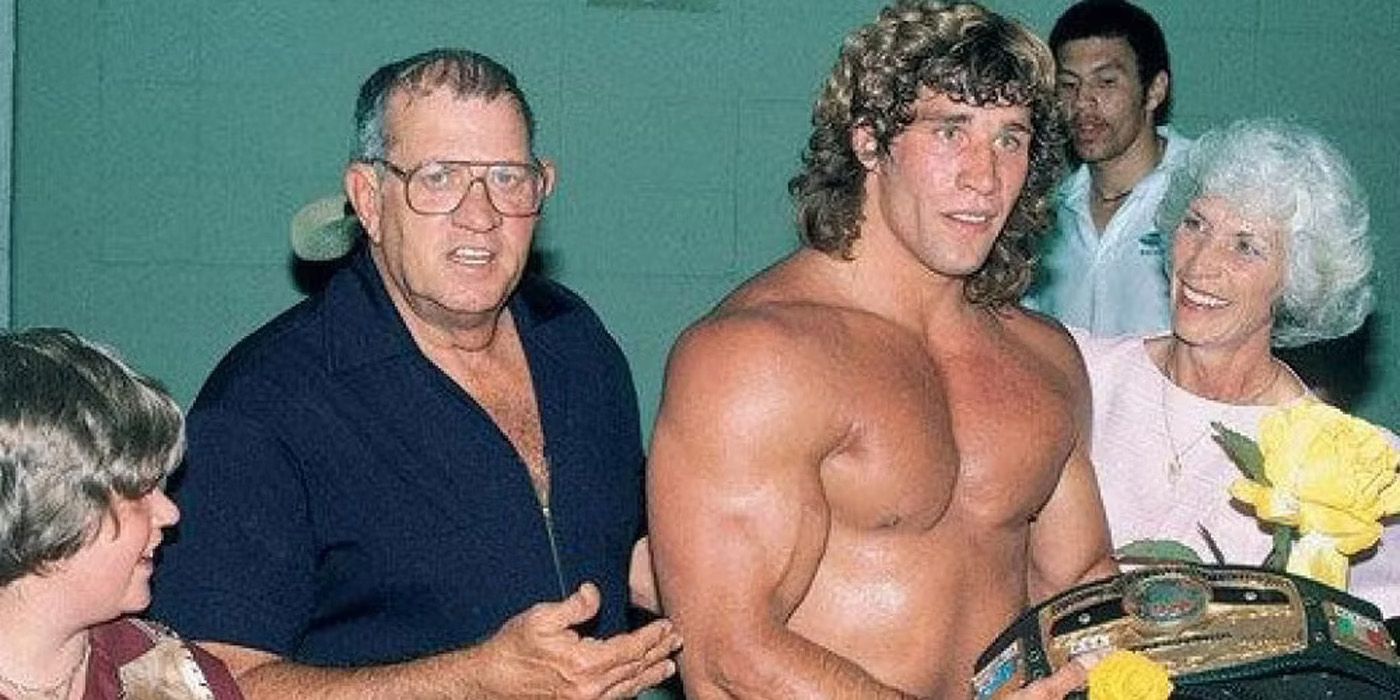 Kerry Von Erich with his family
