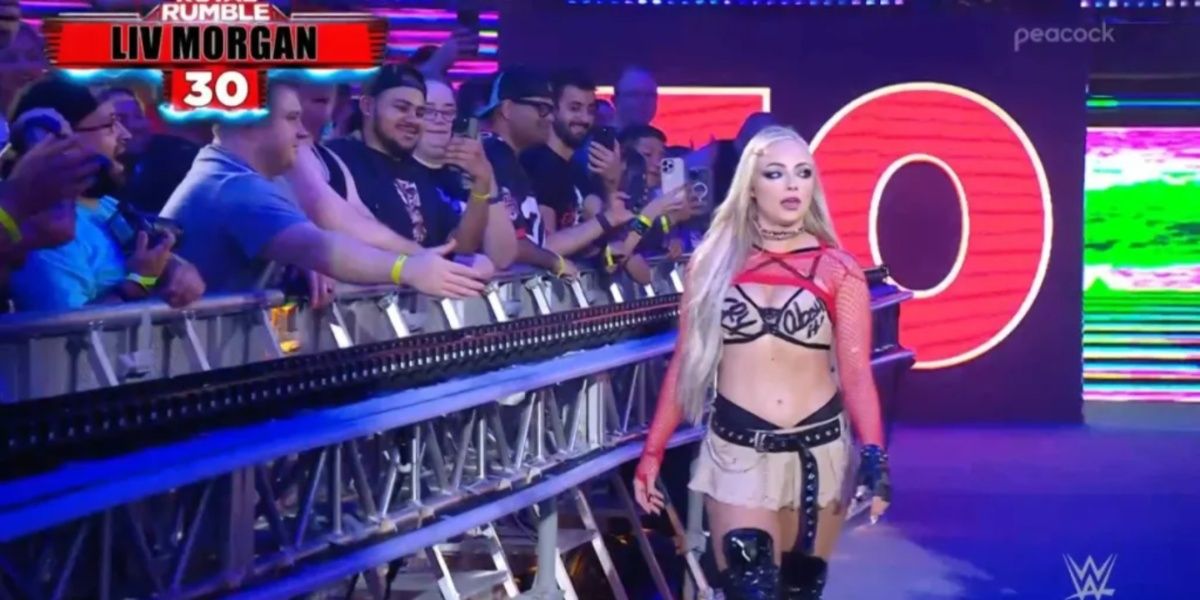 7 Hidden Details Most Fans Missed From WWE Royal Rumble 2024   Liv Morgan Royal Rumble 2024 