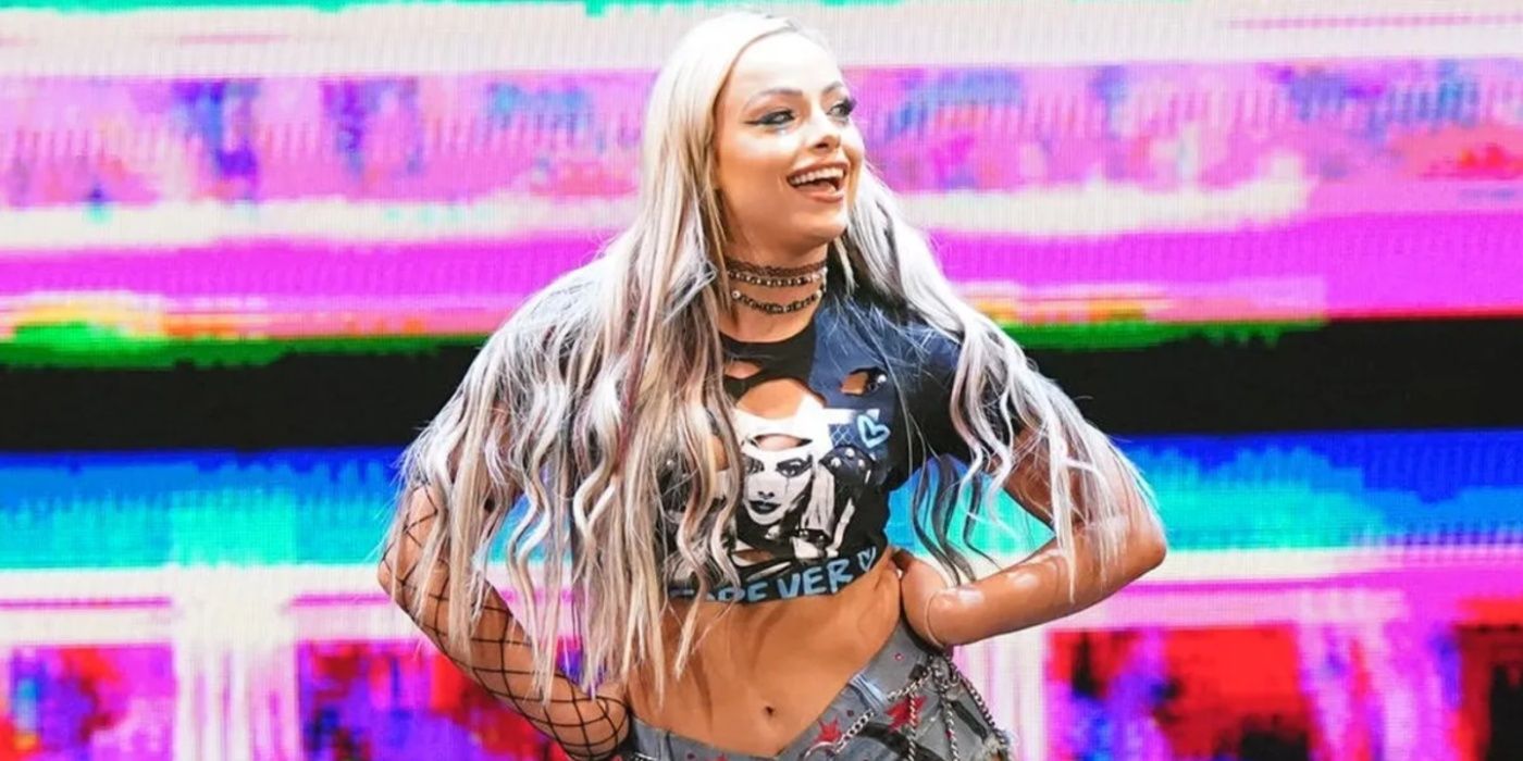 liv morgan with her hands on her hips
