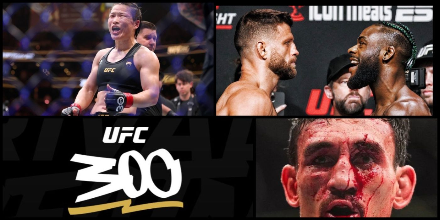 UFC 300 Feature Collage