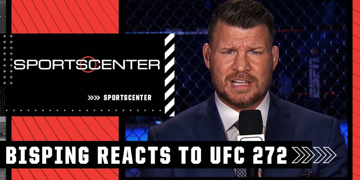Michael Bisping commentates for UFC and ESPN