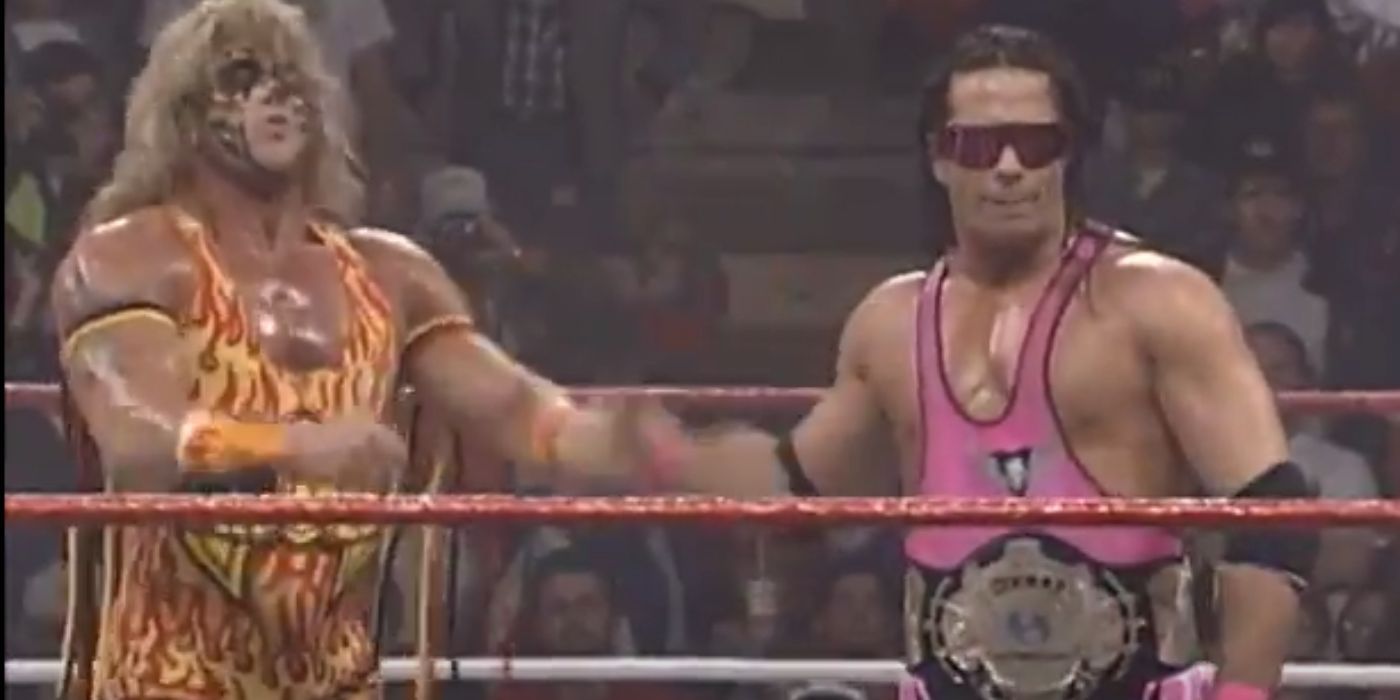 Bret Hart and The Ultimate Warrior Team Up