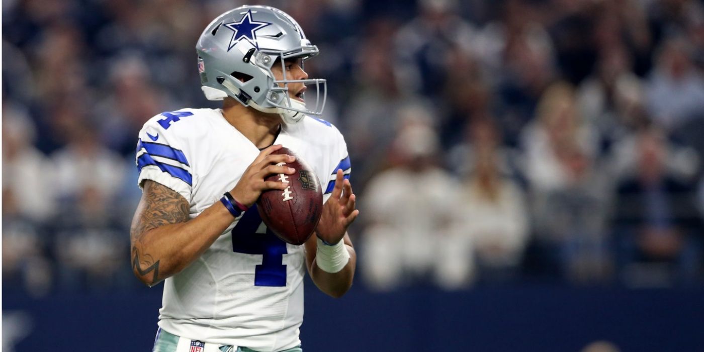 Dak Prescott with Dallas Cowboys
