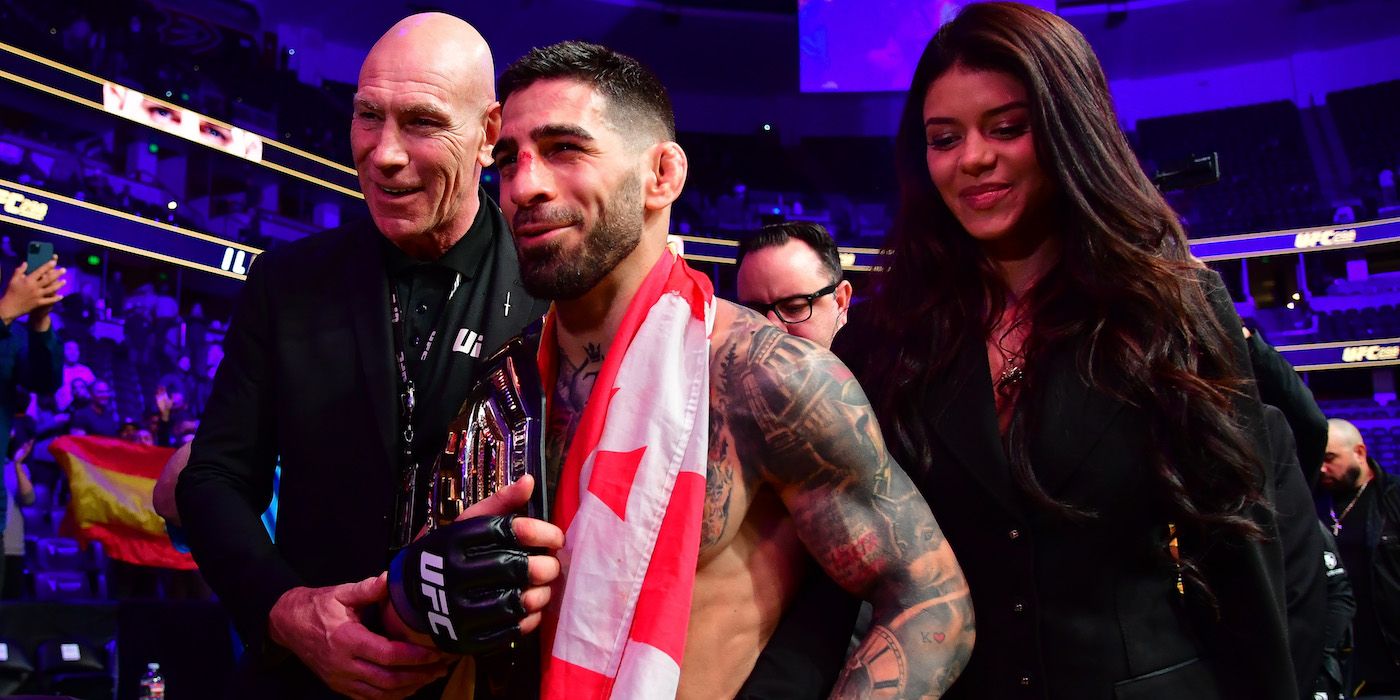 Ilia Topuria claims UFC featherweight gold at UFC 298
