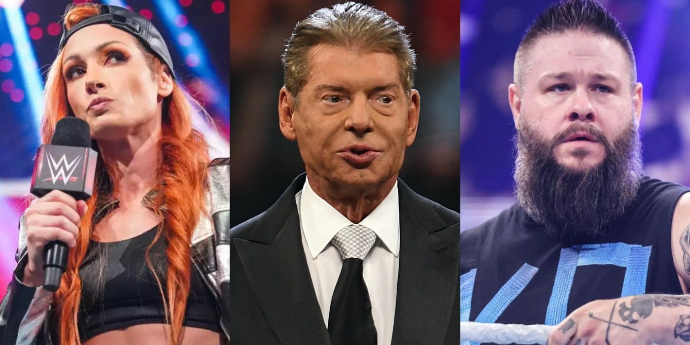becky lynch vince mcmahon and kevin owens